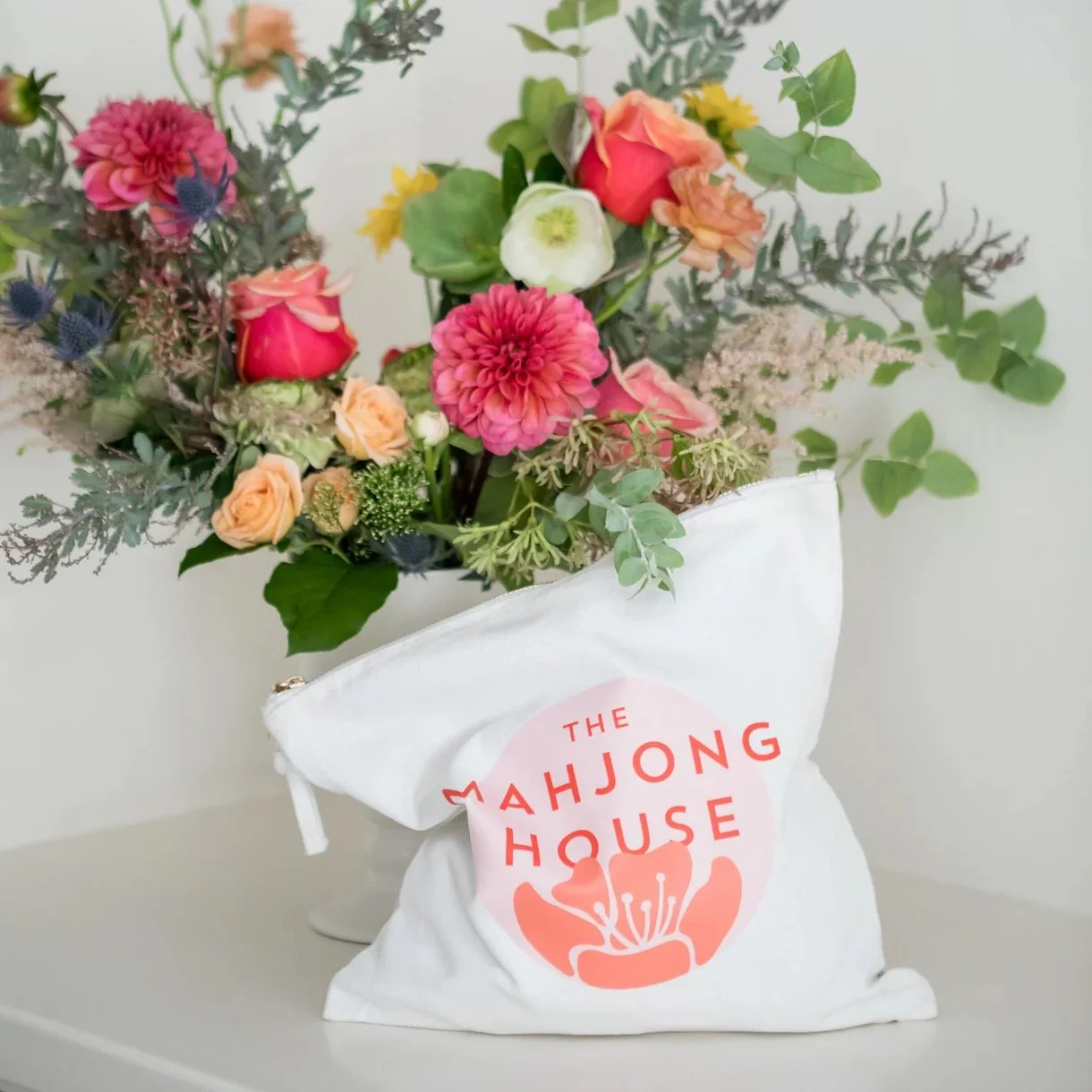 Canvas Square Tile Bag