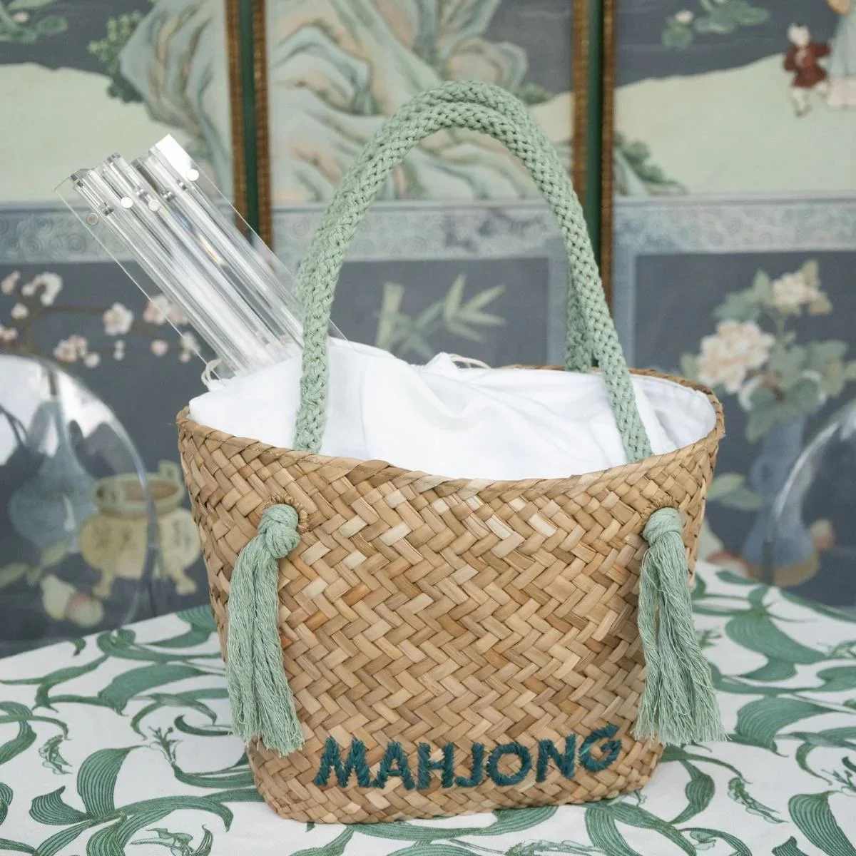 Large Woven Seagrass Tote