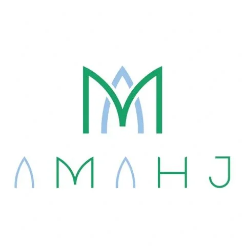 A logo featuring a stylized letter M with a mountain shape in the center and the word 'MAMH' spelled out below with spaced-out letters.