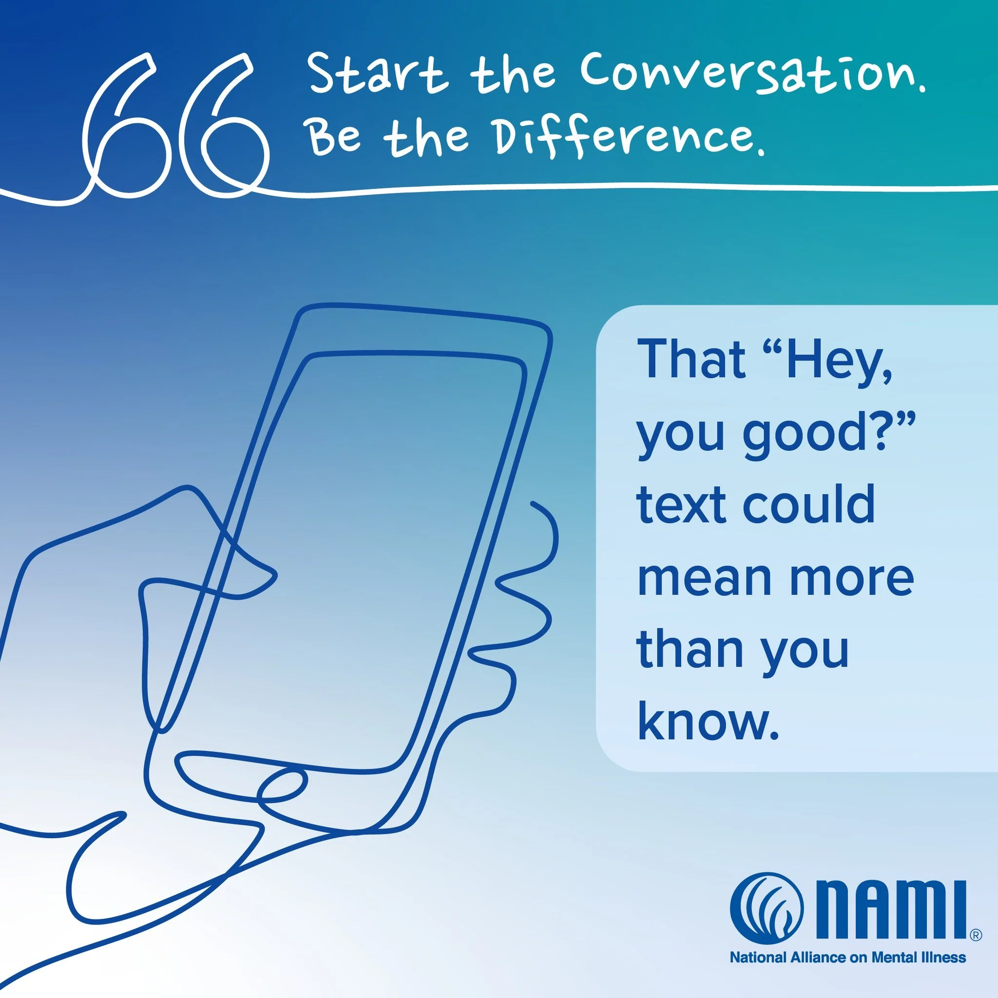 #SuicidePreventionMonth. Start the conversation and be the difference. #988