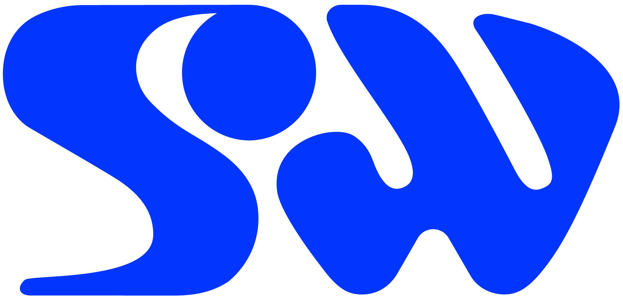 Sininen SW-logo.