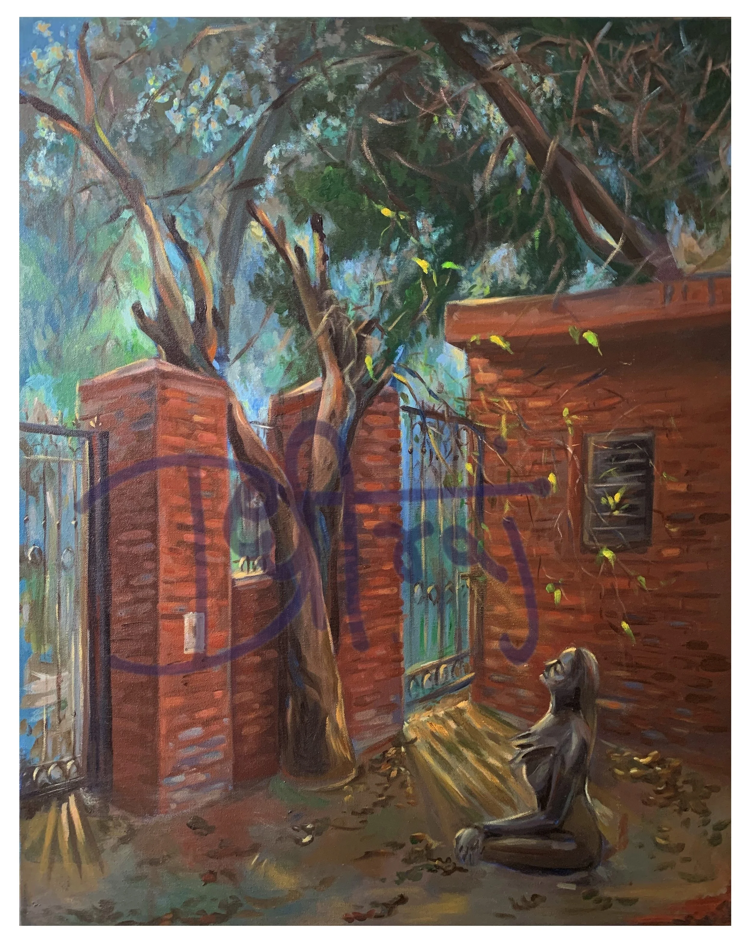 ' Grey evening ' :  Art print on high quality archival paper