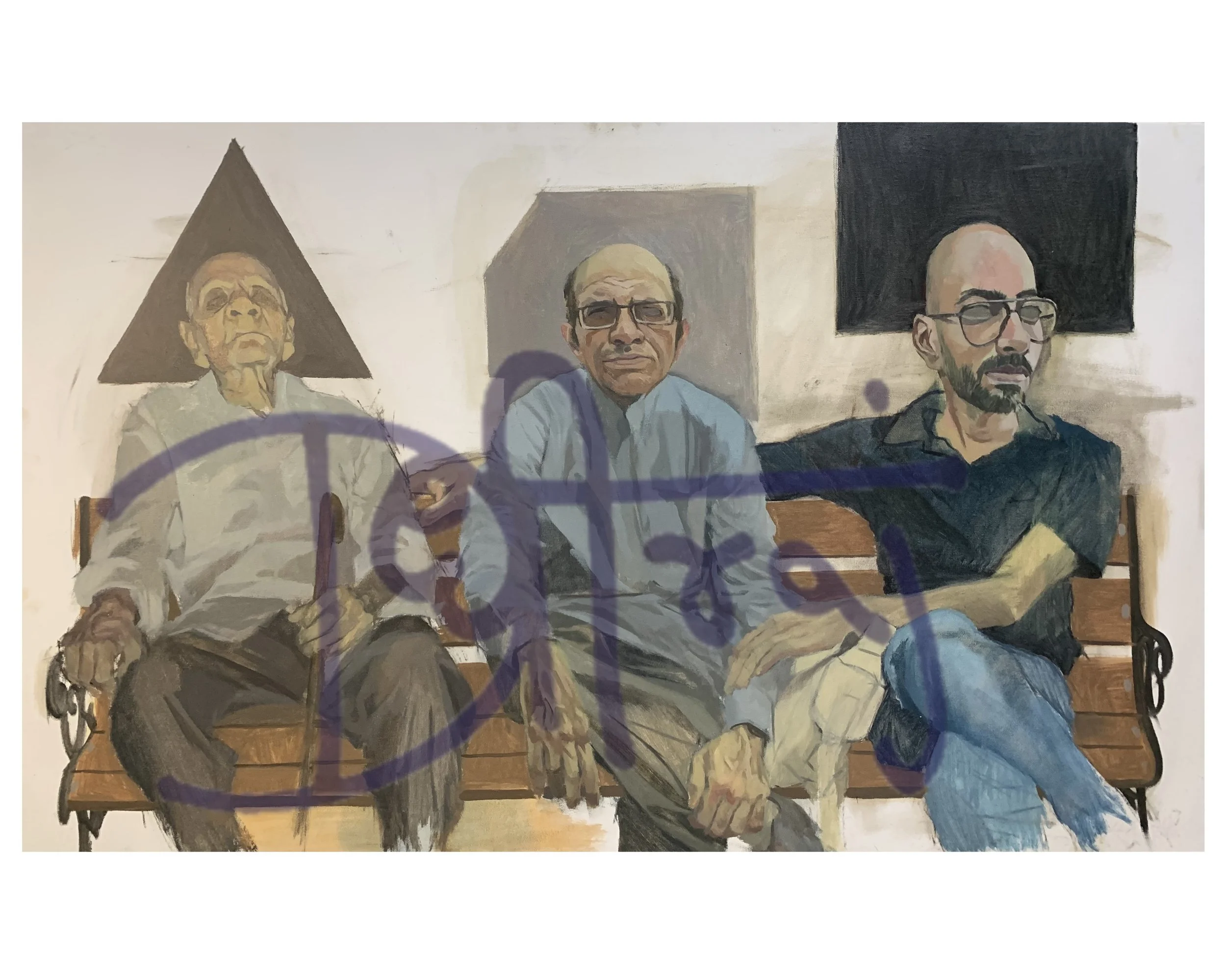 ' Connected ' :  Art print on high quality archival paper