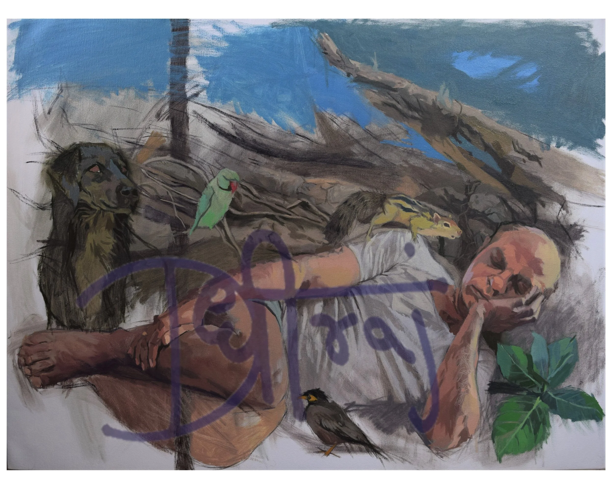 'Wake up song ' :  Art print on high quality archival paper