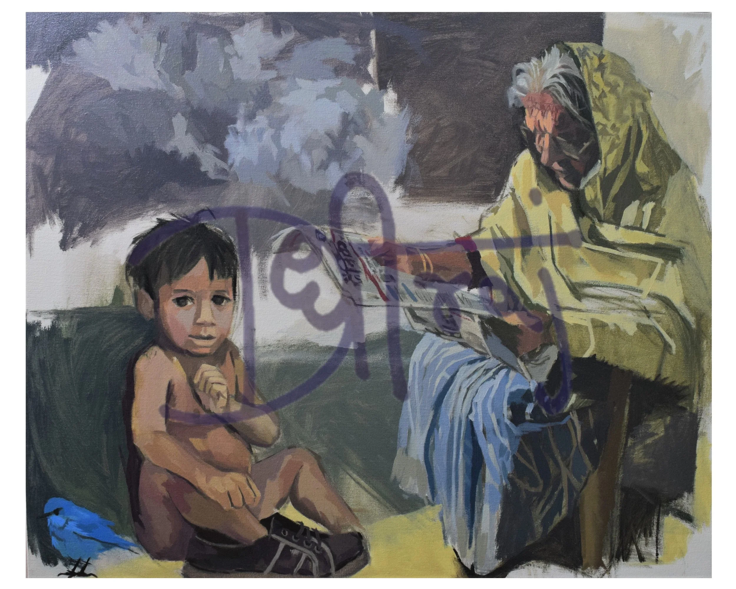 'Headline' :  Art print on high quality archival paper