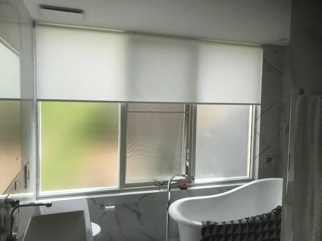 Light Filter Roller Blind in Bathroom