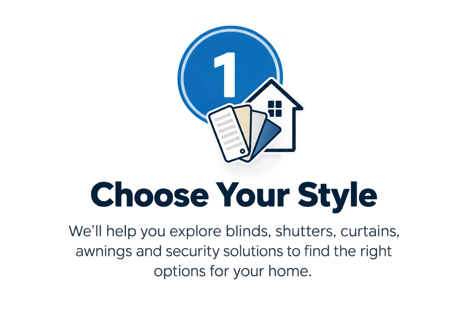 Choose your style for blinds, shutters, curtains, awnings and security solutions