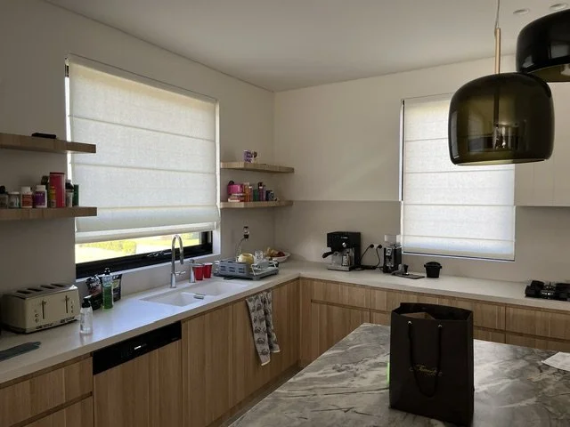 Light Filtering Roller Blinds in Kitchen