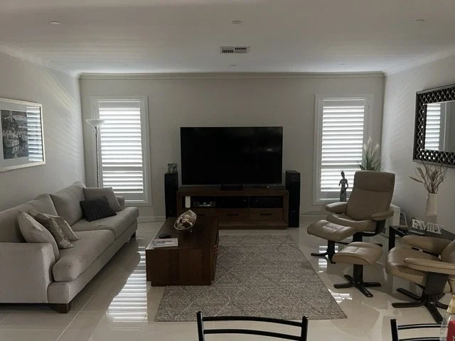 Ecosmart Plantation Shutters in Snow White Colour