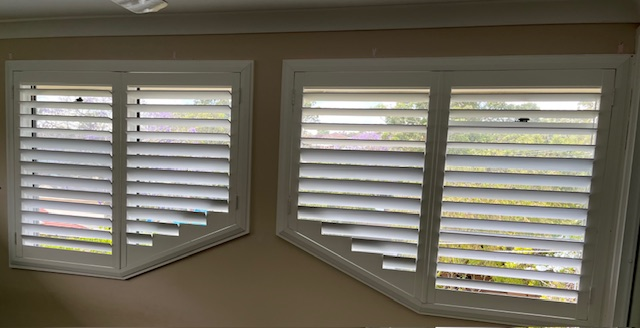 Shaped Shutters with Bevelled Z Frame