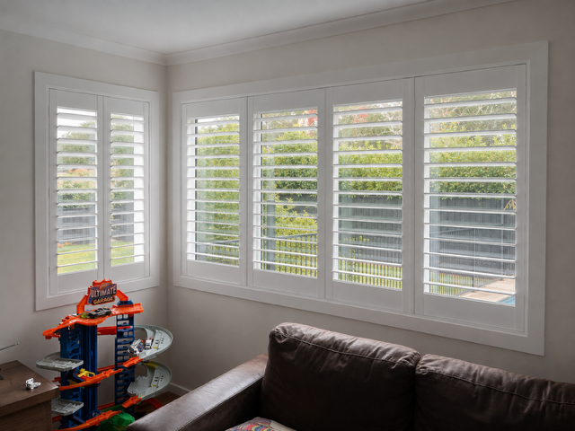 AI Preview on Appin Window with Plantation Shutter Option
