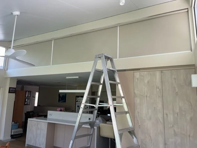 Roller Blinds above Kitchen (After Photo)