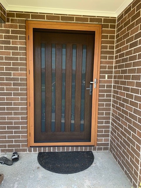 Supascreen Security Door for entry in Glenfield