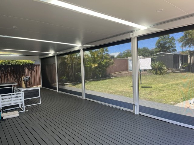 Zipscreen Awnings to enclose your outdoor area