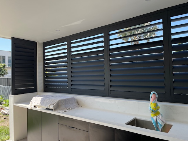 After photo of Aluminium Outdoor Shutters