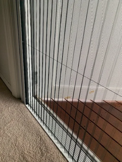 Pleated Screen with Standard 11mm Bottom Track