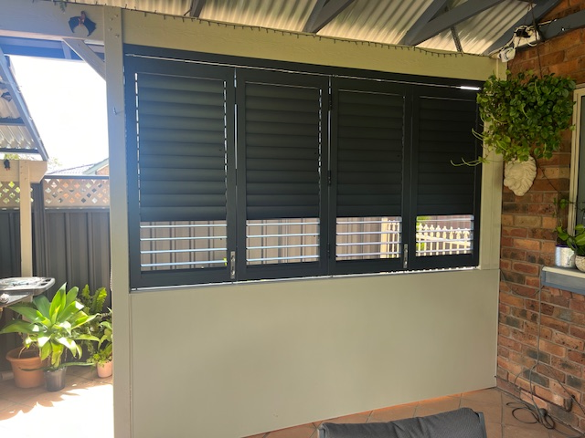 Aluminium Shutters - Inside View in Elderslie