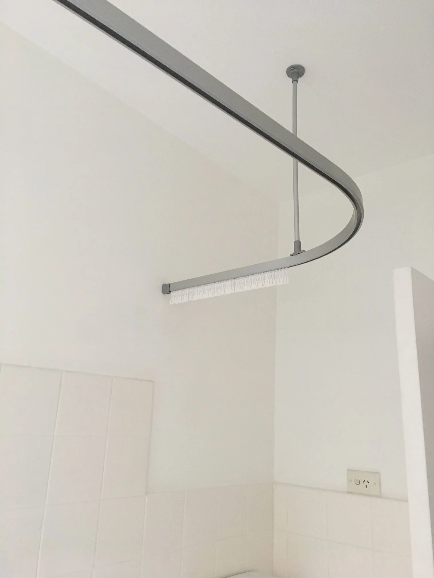 Hospital Curtain Track with 90 degree bend