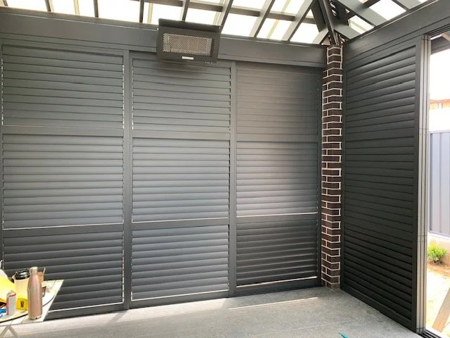 Sliding Slimline Shutters