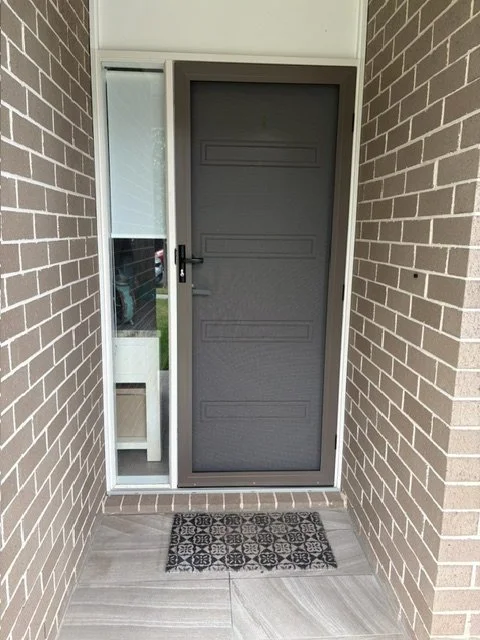 Supascreen Stainless Steel Mesh Security Screen Door in Jasper Colour