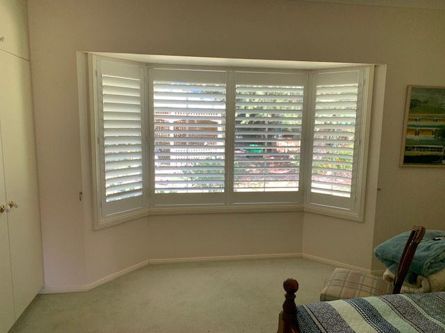 Bay Window Shutters After Photo