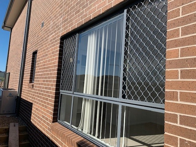 Diamond Window Grilles on Notre Dame colour at Edmondson Park