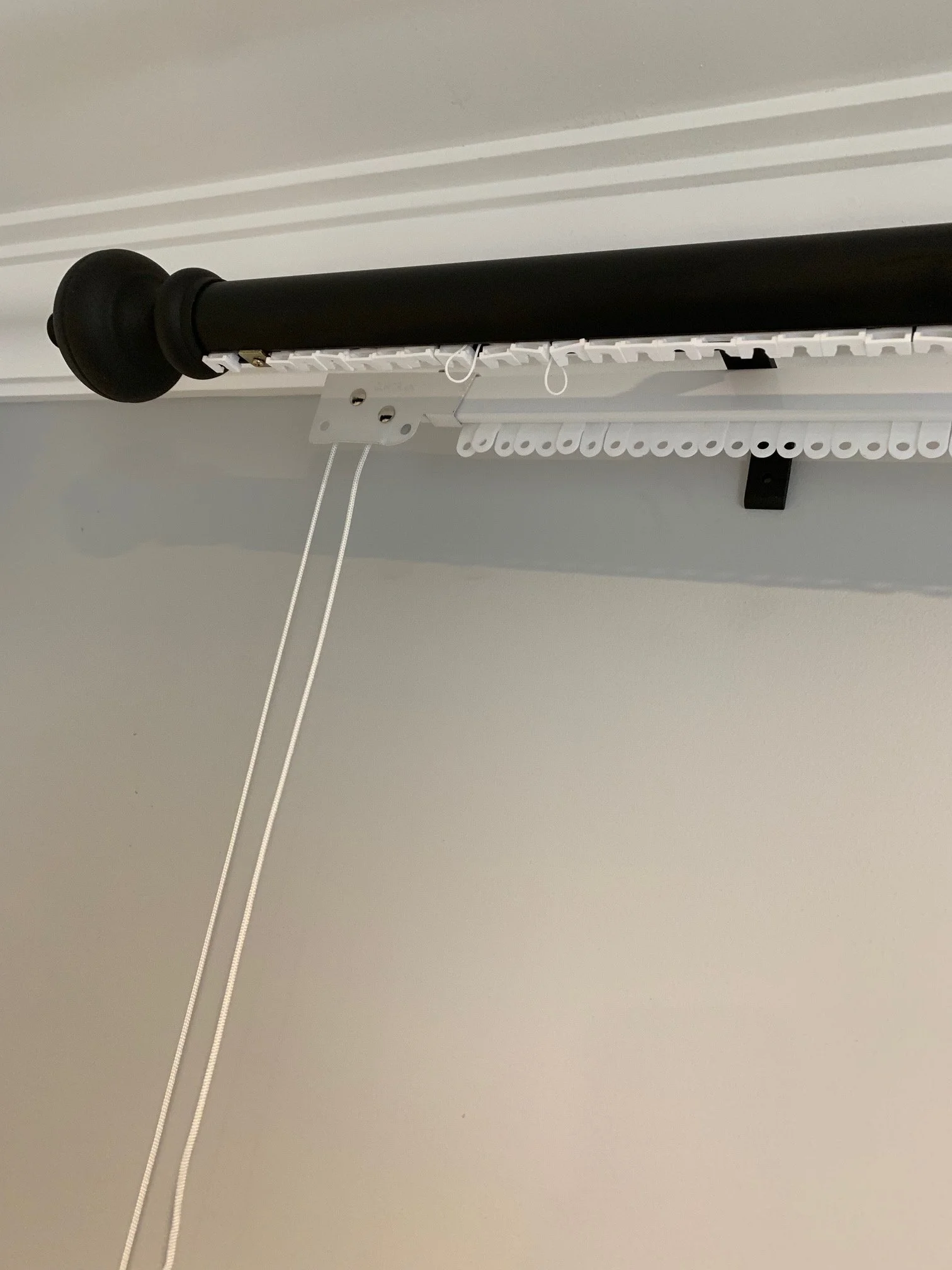 Black 35mm Tubeslider Curtain Track
