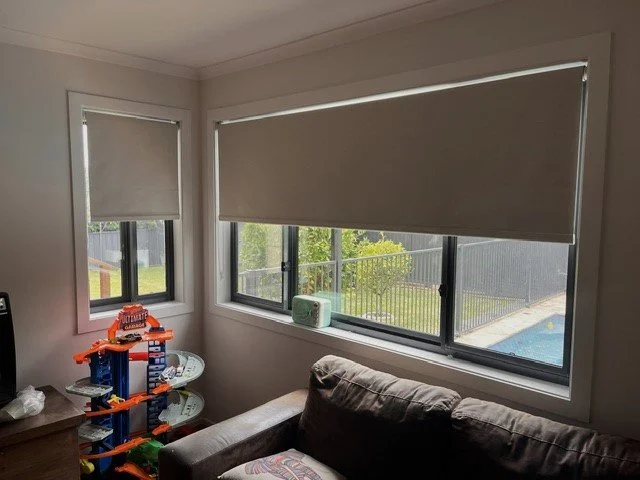 Actual finished Installation of Appin Window with Roller Blinds