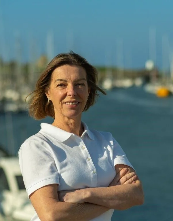 fondatrice de Rhuys Prestige sur le port du Crouesty
