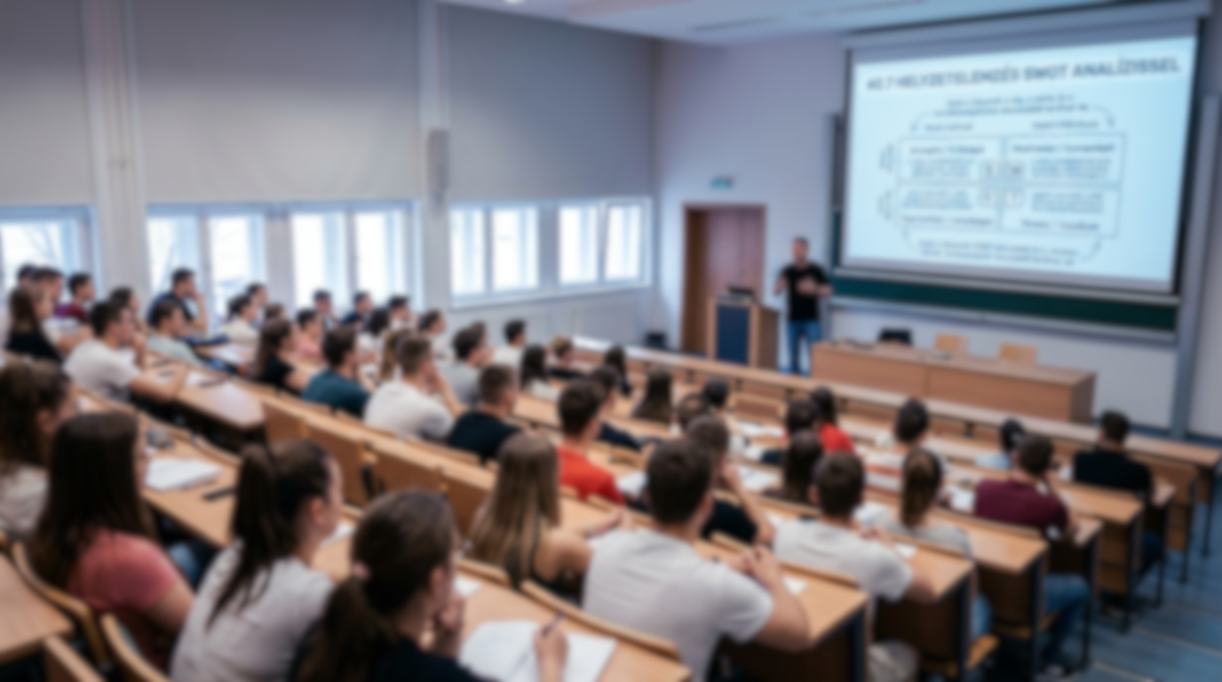 Naprakész tudás a szükséges elméleti és gondolkodási keretek hátterével, egyetemi színvonalon