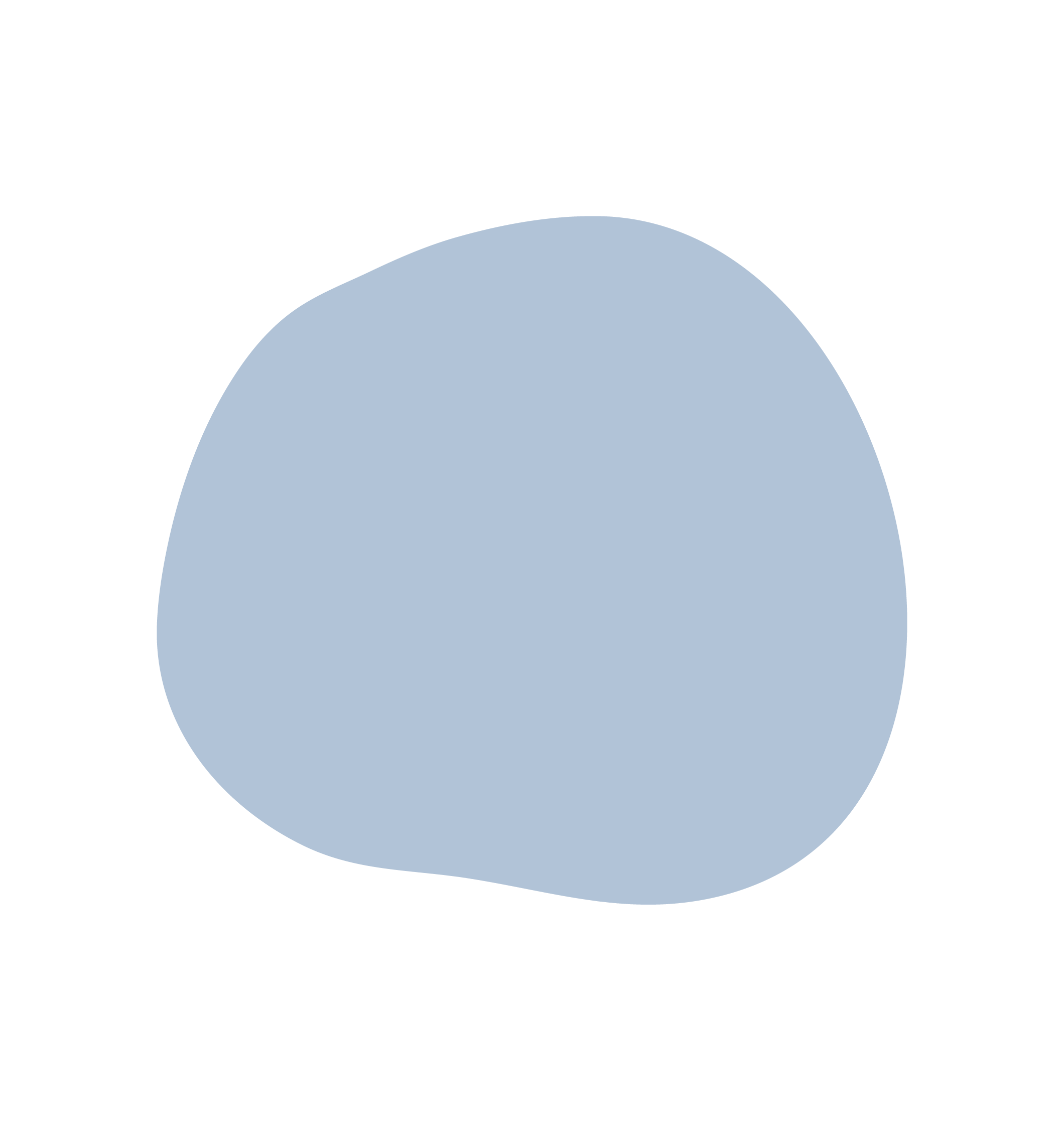 Une forme arrondie de couleur bleue claire sur un fond noir.