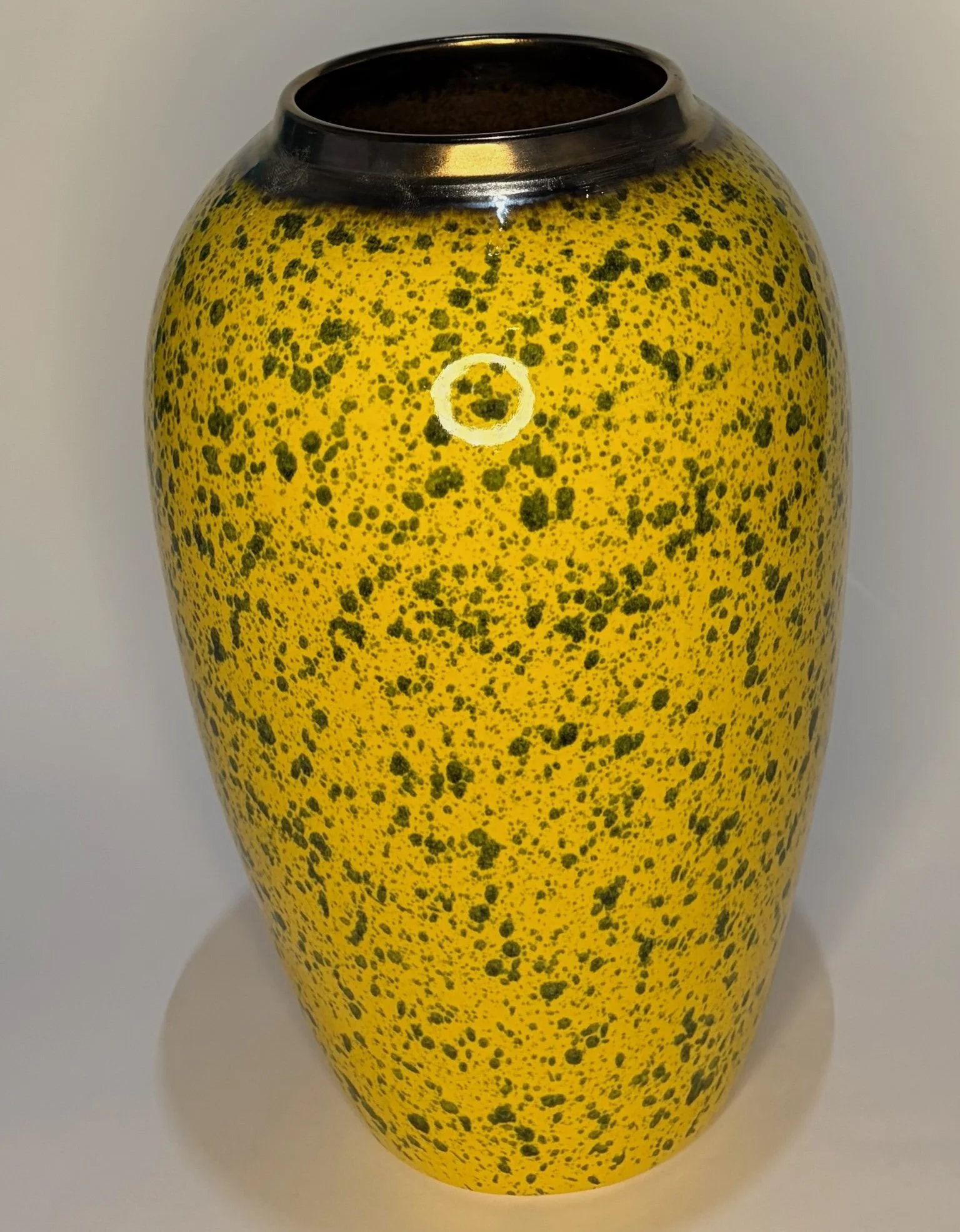 110-medium yellow vase with black dots.jpeg