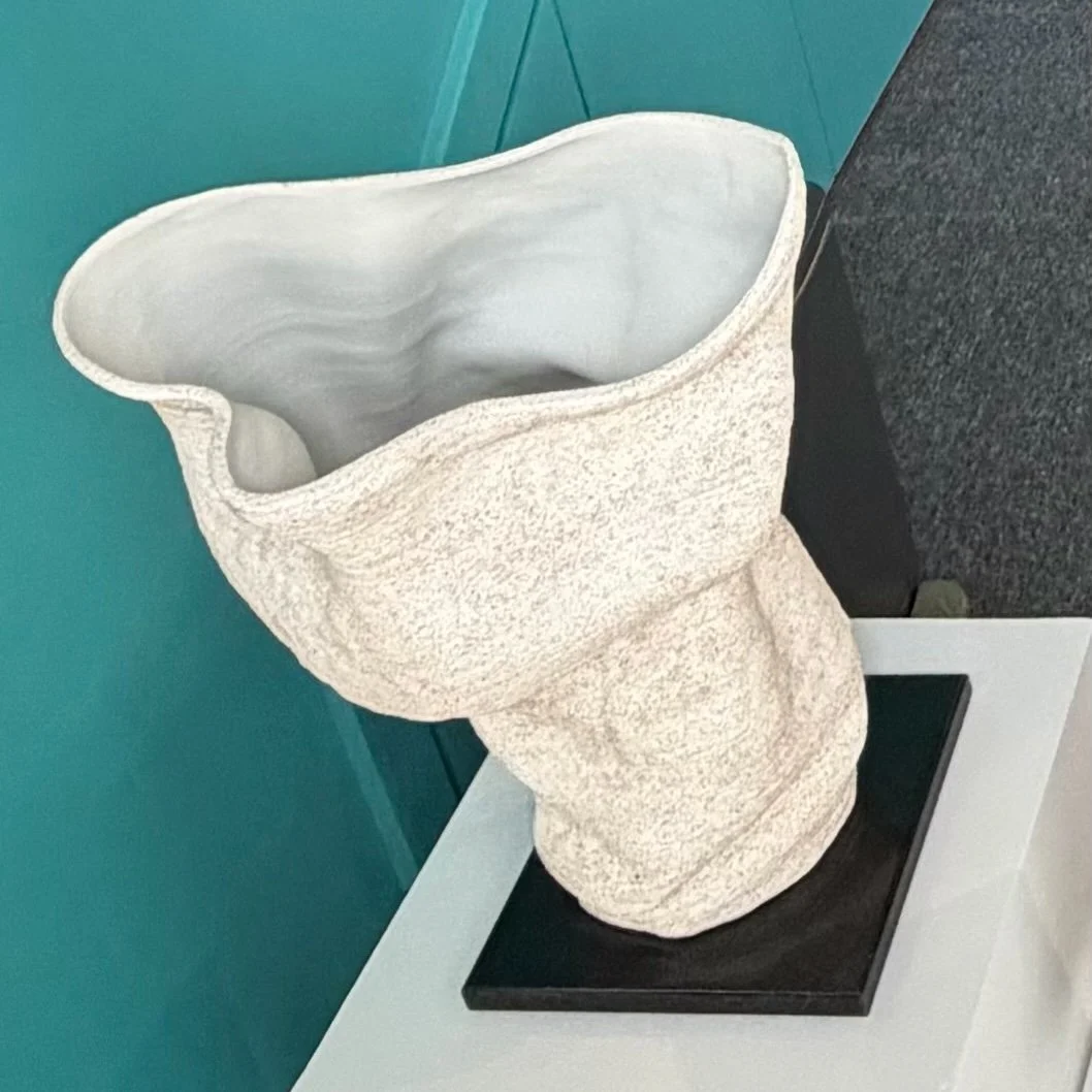 087-bubbly textured white vase.jpeg