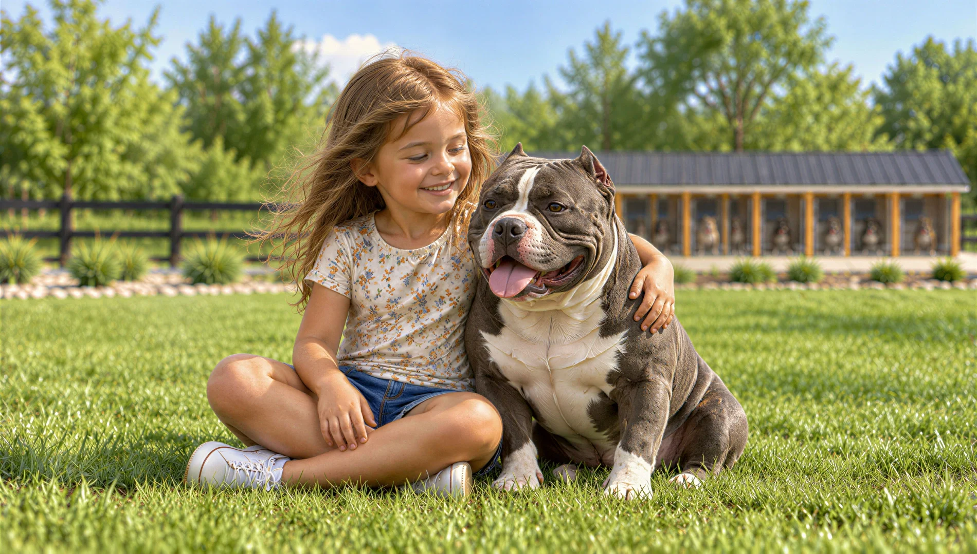 Our daughter with her bully