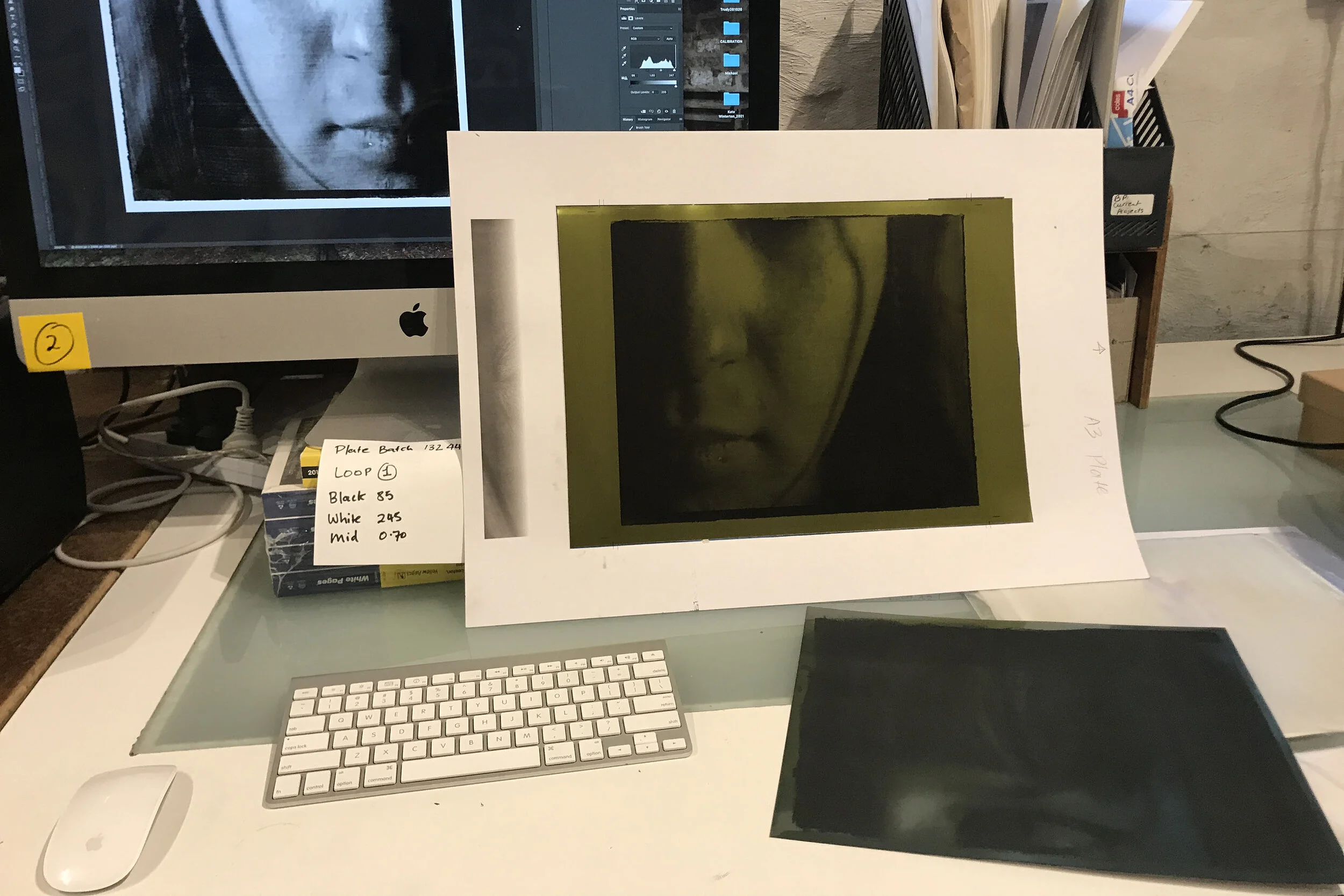 Photogravure plate making workstation