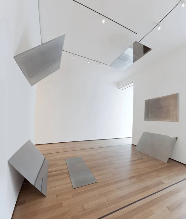 Figure 1: Tilt/Swing is an installation of photograms: (360º field of vision, version 1) (Deschenes 2009)