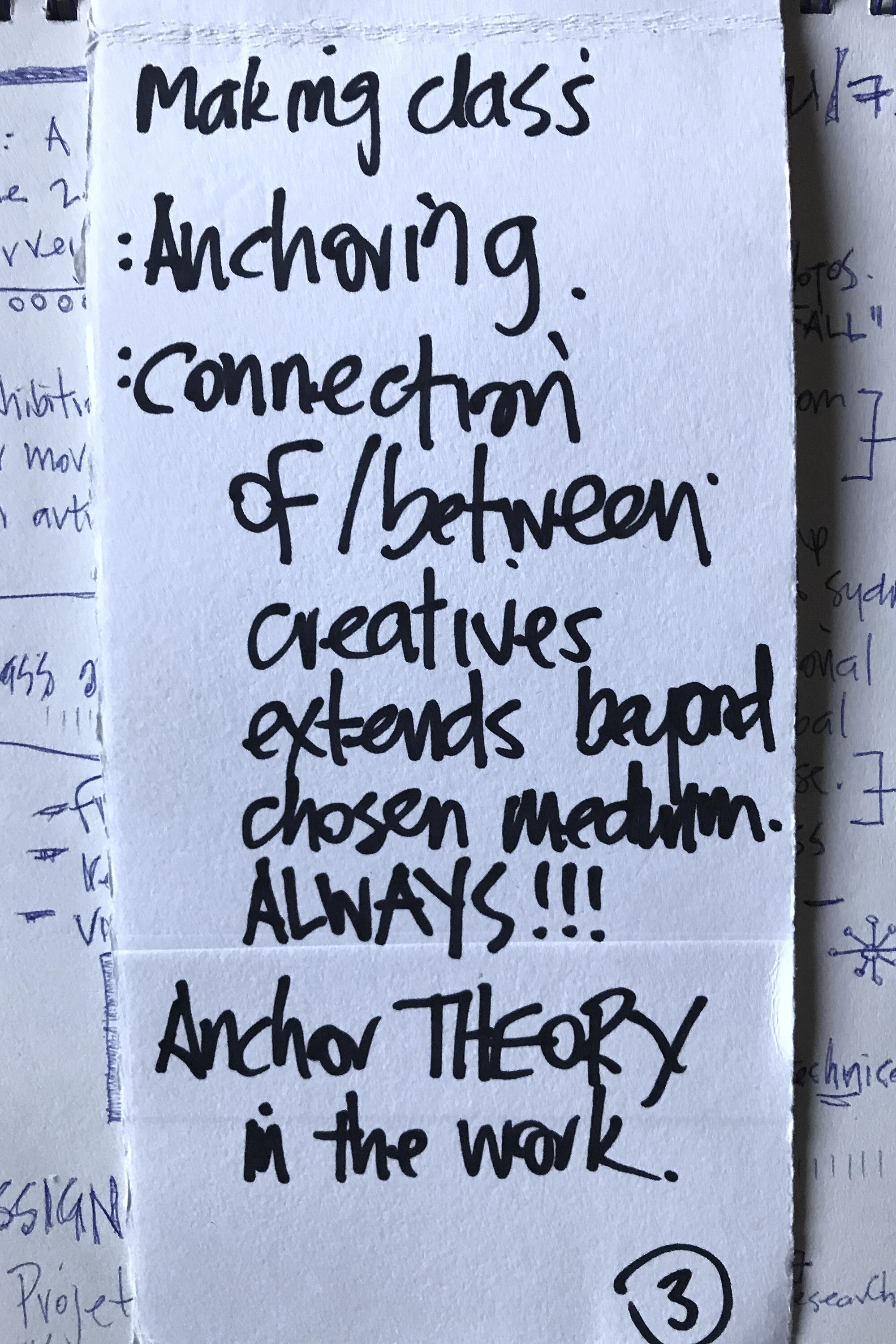 Figure 3. TCCP class notes. Week 2, page 3. Zo Gay, 2021.