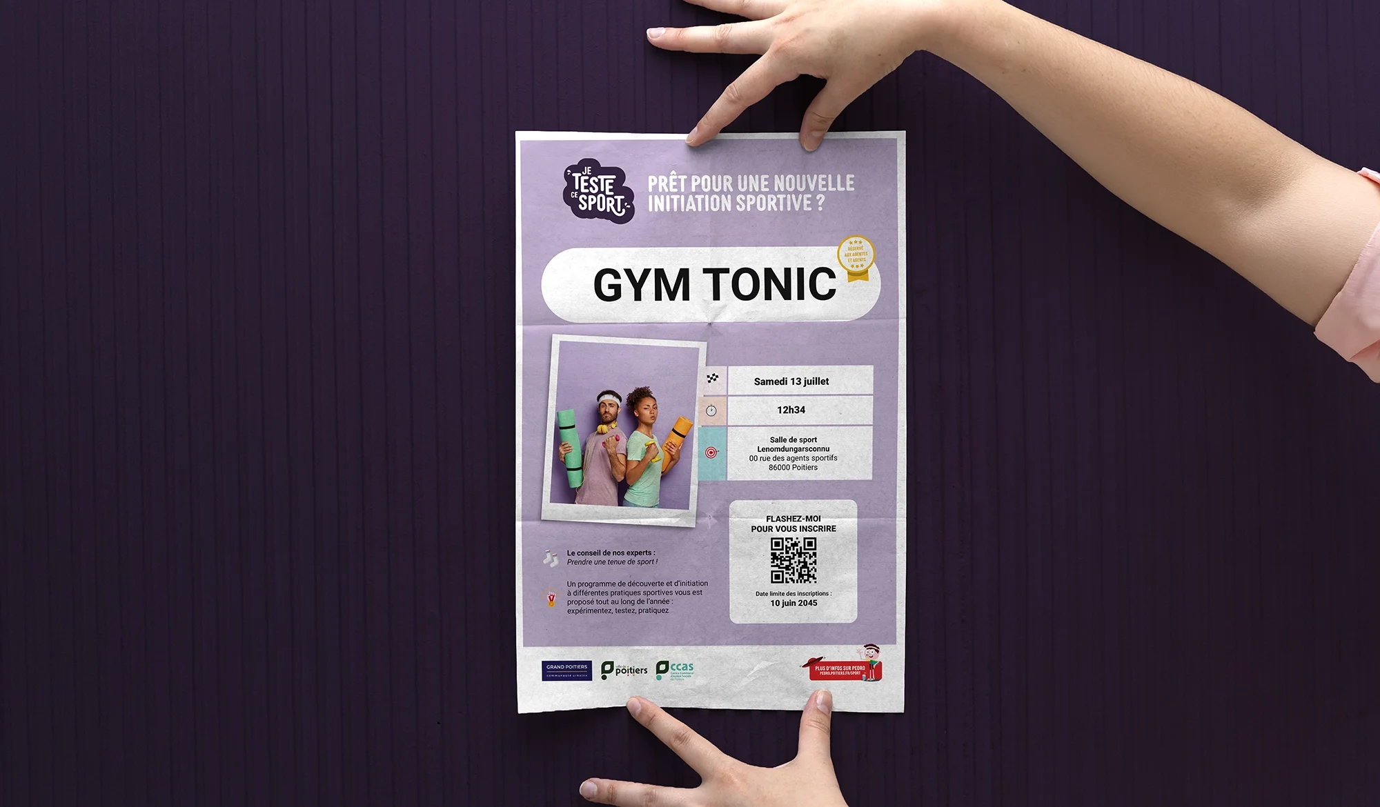 Affiche Label Sport Grand Poitiers 