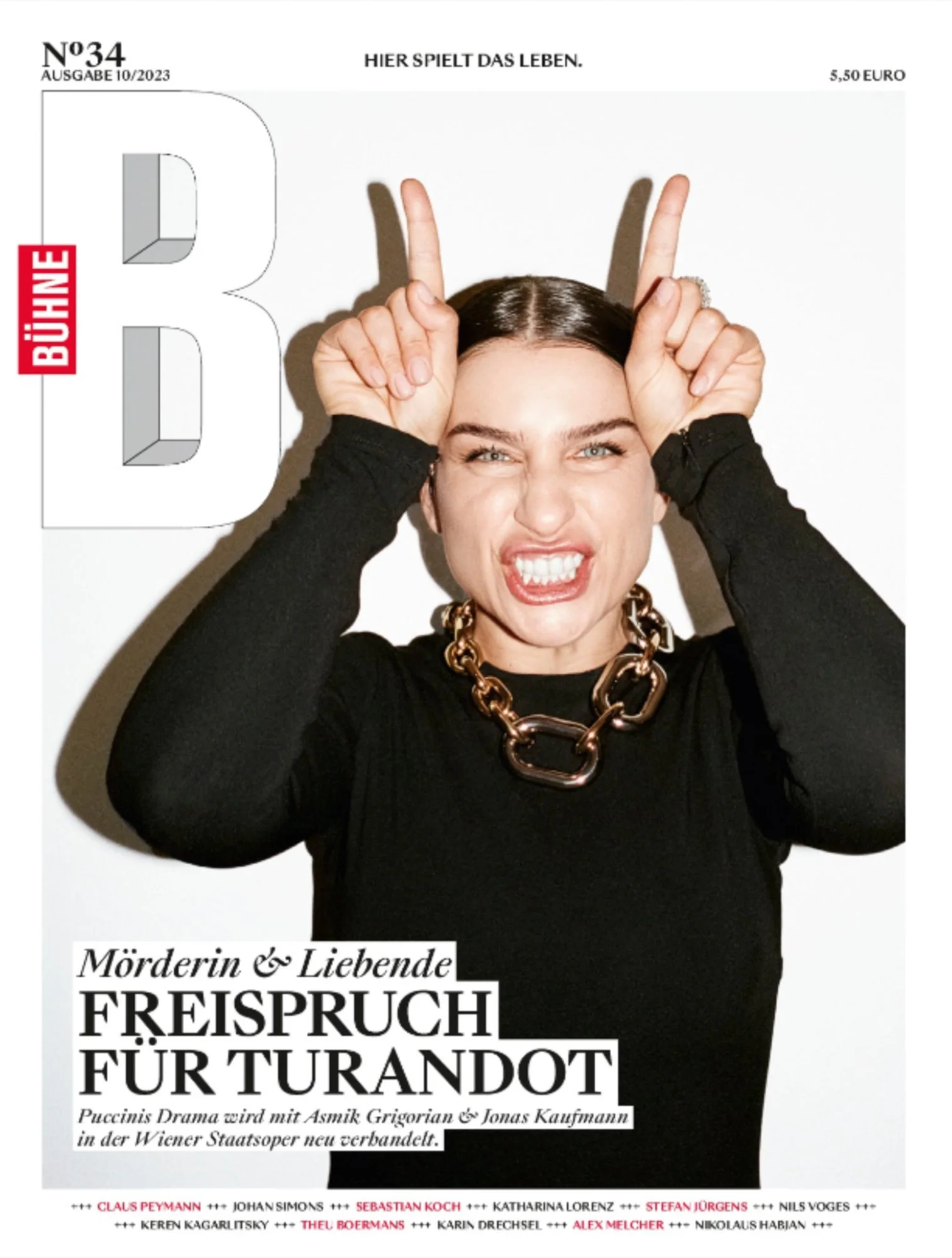 ASMIK GREGORIAN FOR BUEHNE MAGAZINE