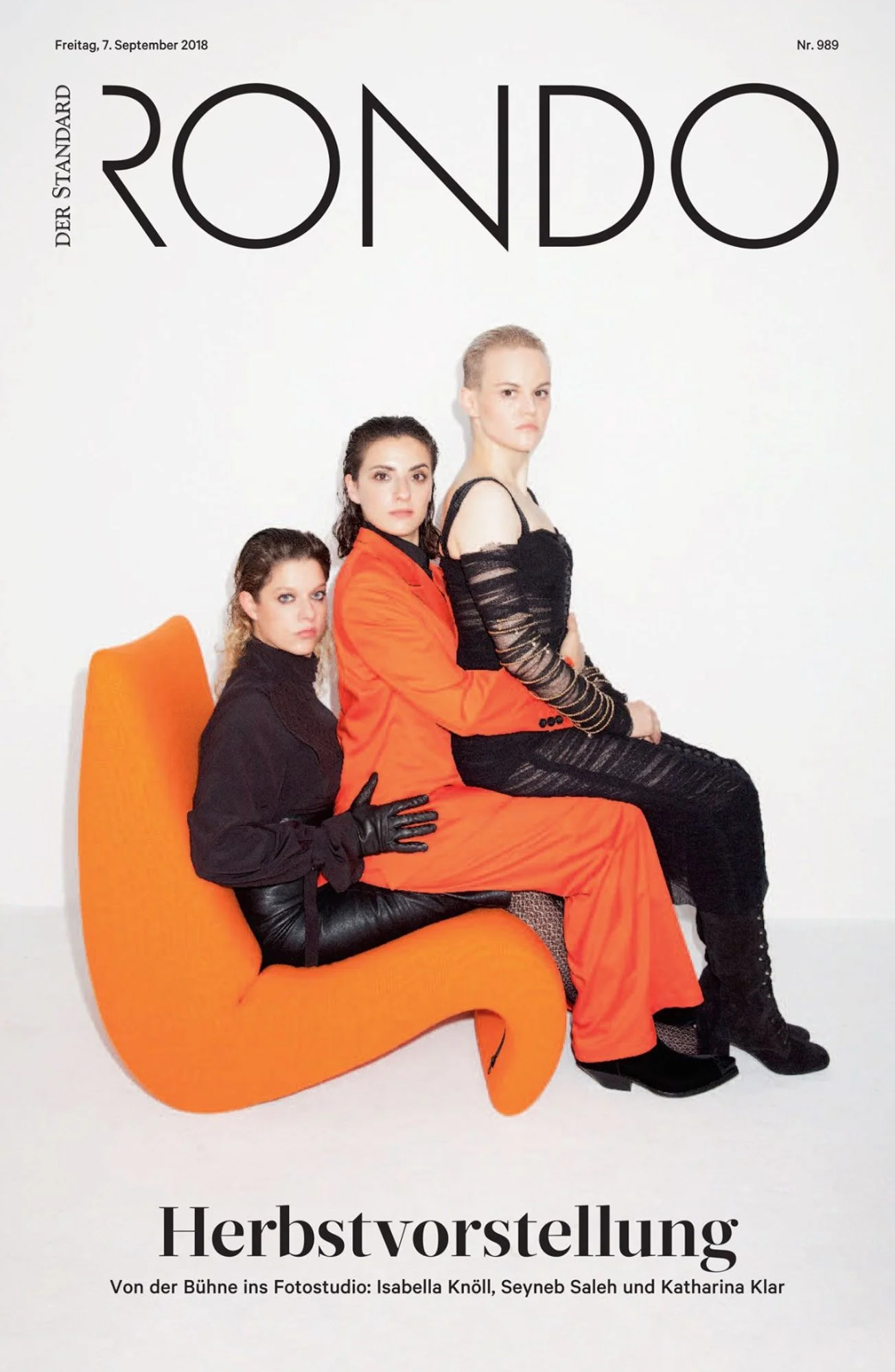 ISABELLA KNOELL, SEYNEB SALEH AND KATHARINA KLAR FOR RONDO