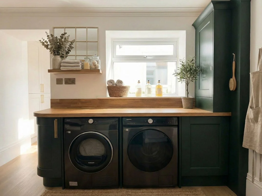 bespoke-british-kitchen-green-shaker-cabinets-brass-hardware-utility-room.jpg