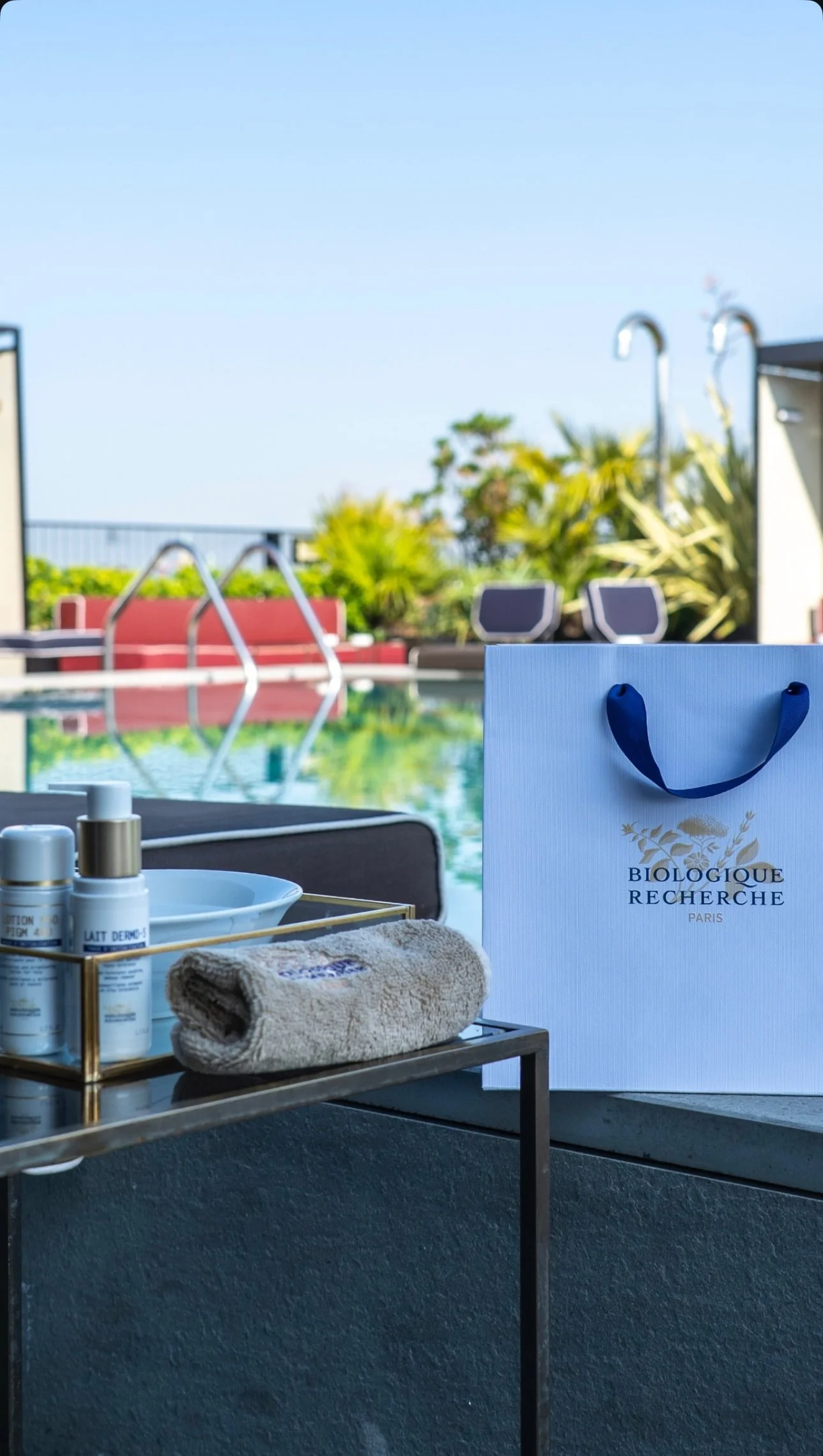 Vittoria Santoliquido leading a wellness experience for Biologique Recherche at Ceresio 7 Gym & Spa in Milan