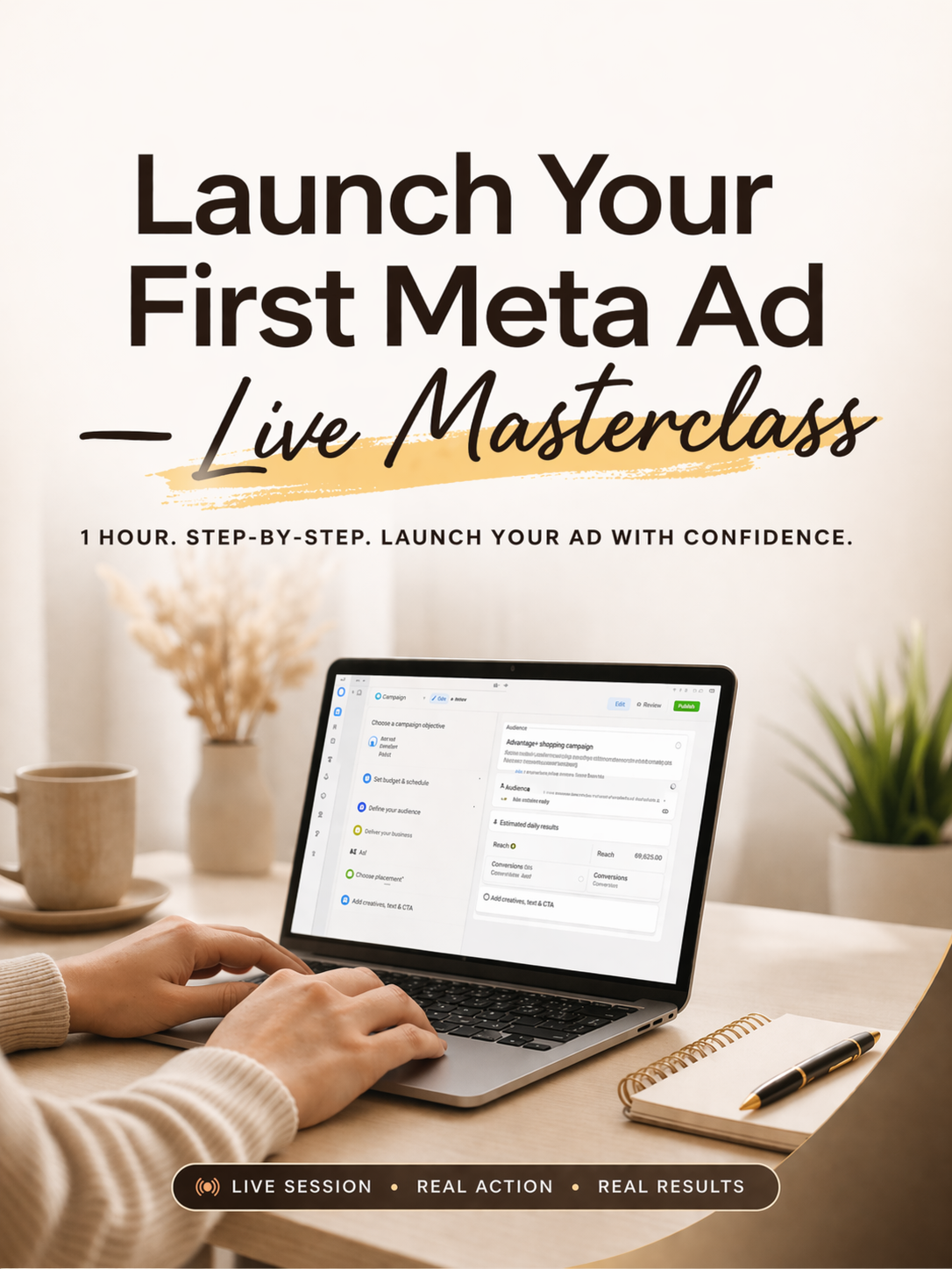 Launch Your First Meta Ad in 1 Hour — Live Masterclass