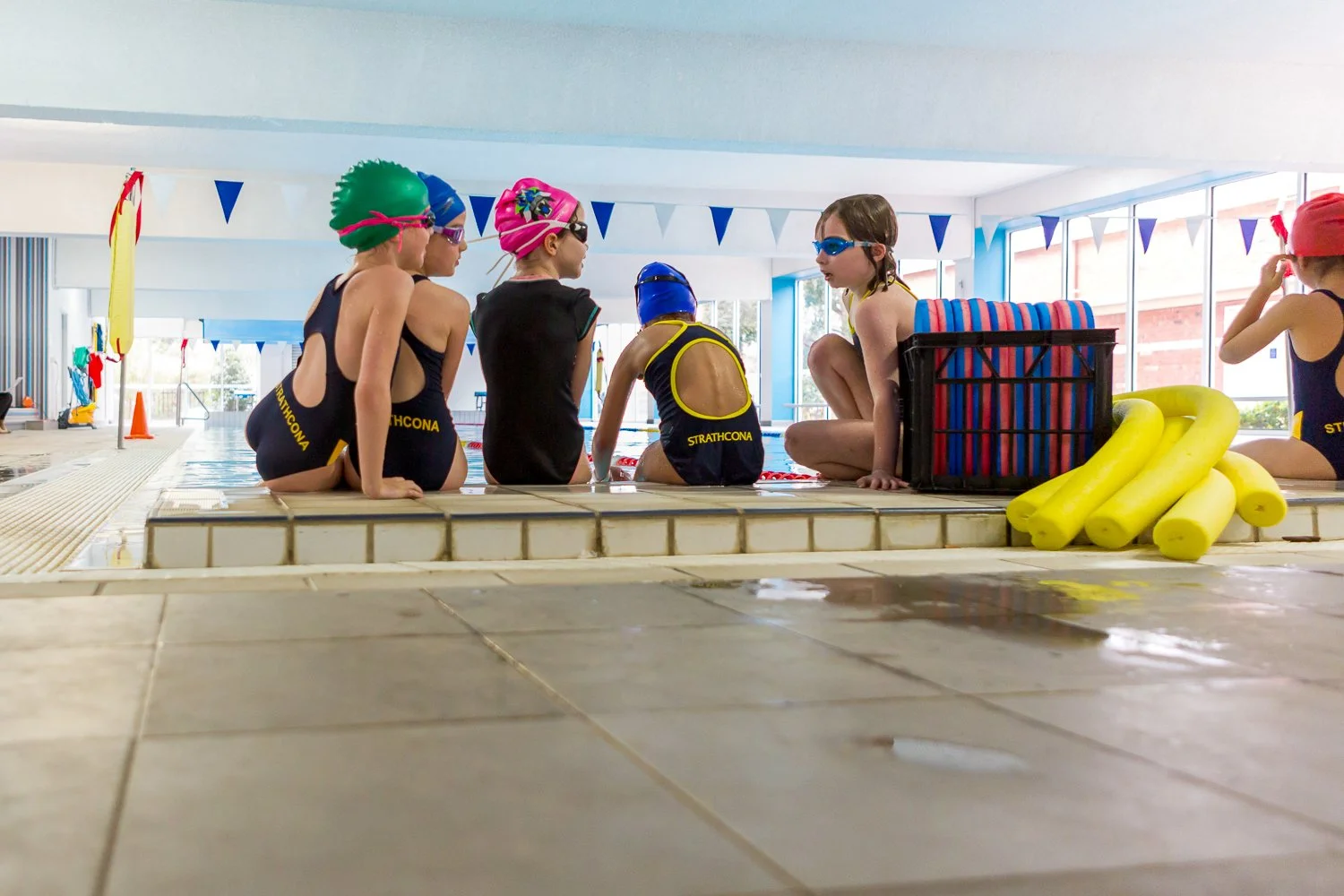 School swimming pool events and carnicals photography by Jess Grant and Alys Carr, Melbourne Australia.