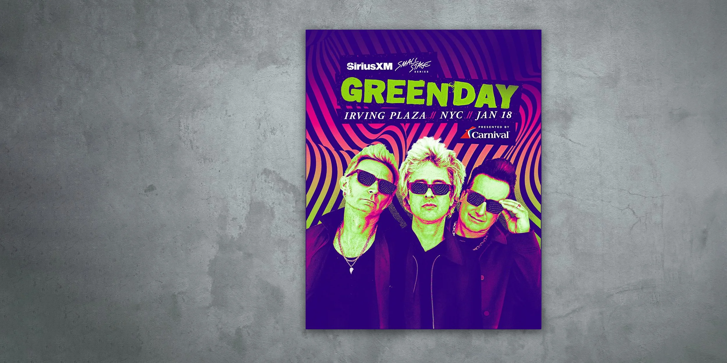 Green Day SiriusXM Campaign