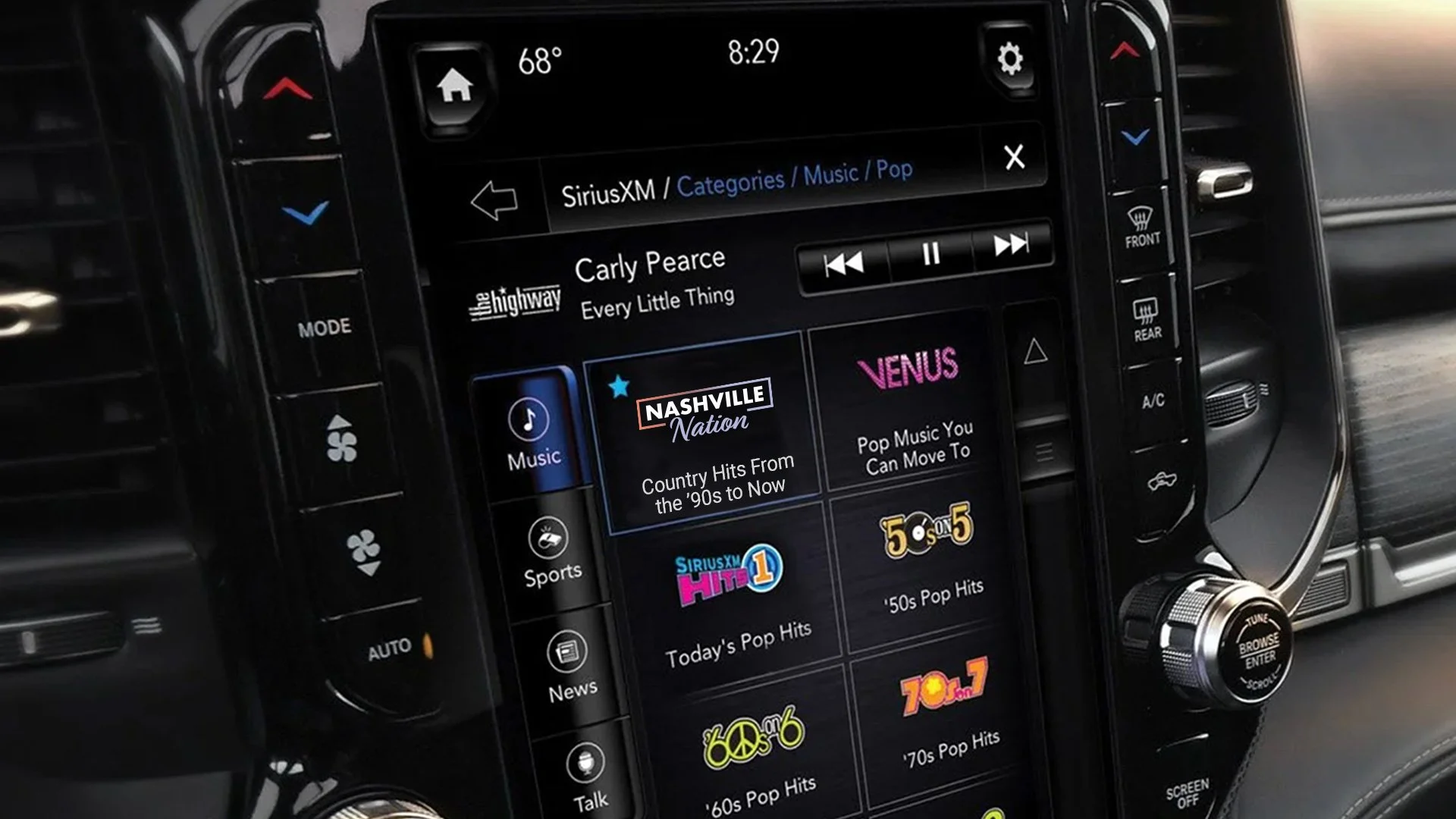 Nashville Nation Logo In-Vehicle Display | Abby Blank Design | New York