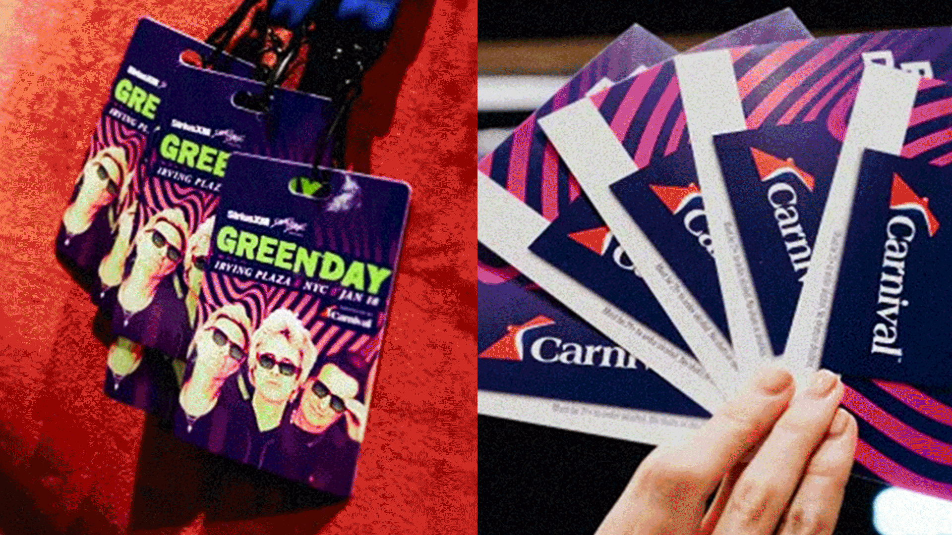 Green Day Small Stage Series Carnival Cruise Line | Abby Blank Design | New York