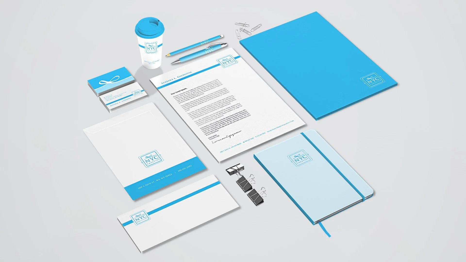 NYC Creative Brand Stationery Suite | Abby Blank Design | New York