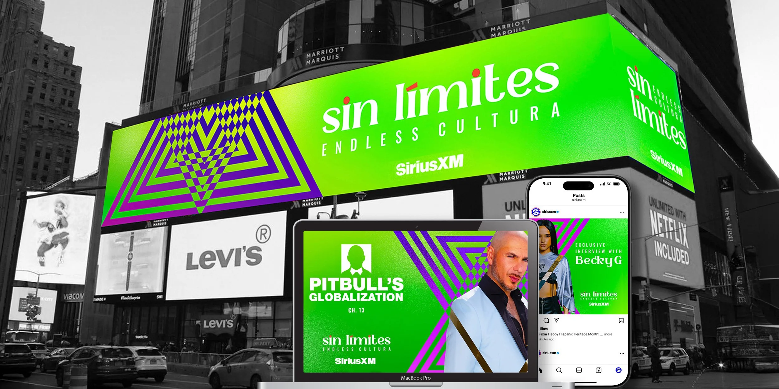 SiriusXM Hispanic Heritage Month Campaign Overview | Abby Blank Design | New York
