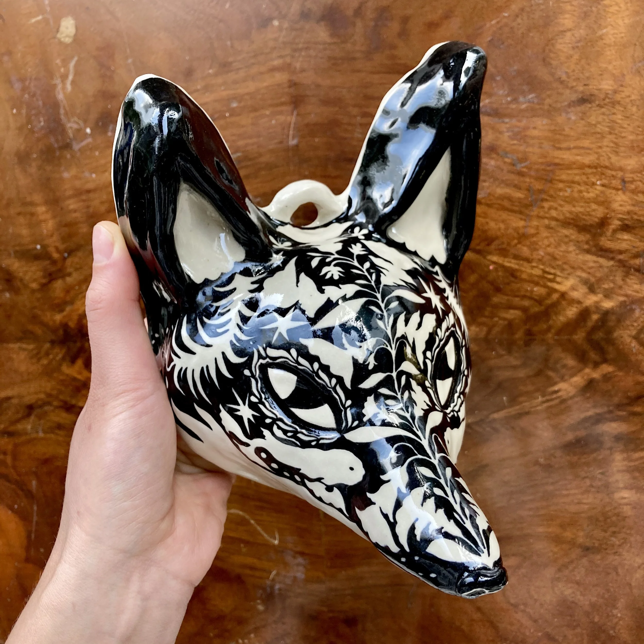 animal head wallhangings